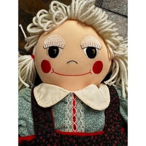 Avon Candy Claus Plush Christmas Rag Doll 1990 Vintage